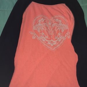 Long sleeve elephant shirt